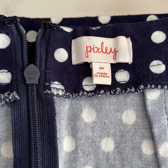 Pixley Polka Dot Pencil Skirt, Size M - Picture 10 of 13